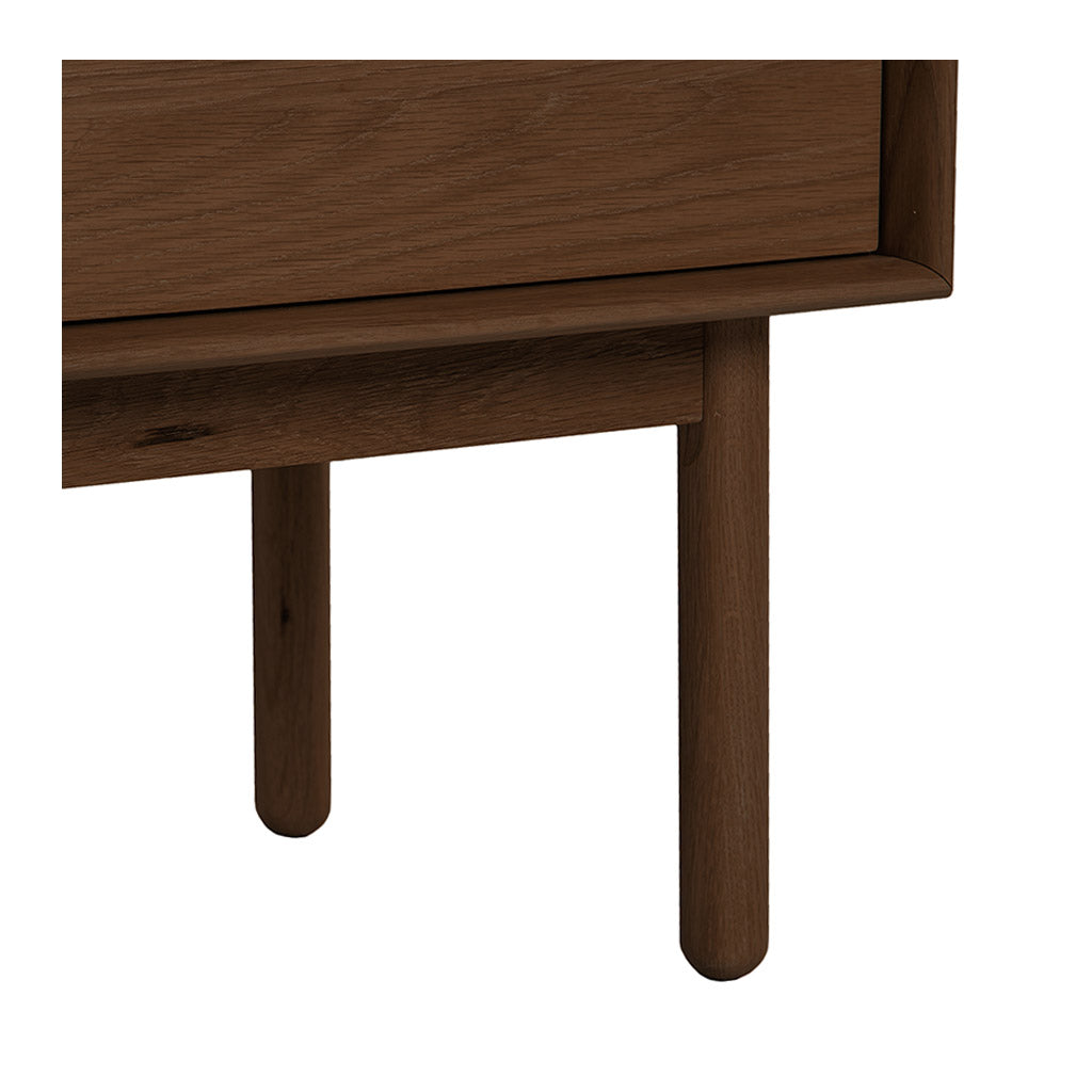 Kenjin Japanese Scandinavian Walnut and Beech Wood Bedside Table with Drawer INTERIOR SECRETS  ST2142-VN Kenston Lamp Side Table with Drawer - Walnut, LIFE INTERIORS Koto Bedside Table with 1 Drawer (Walnut)