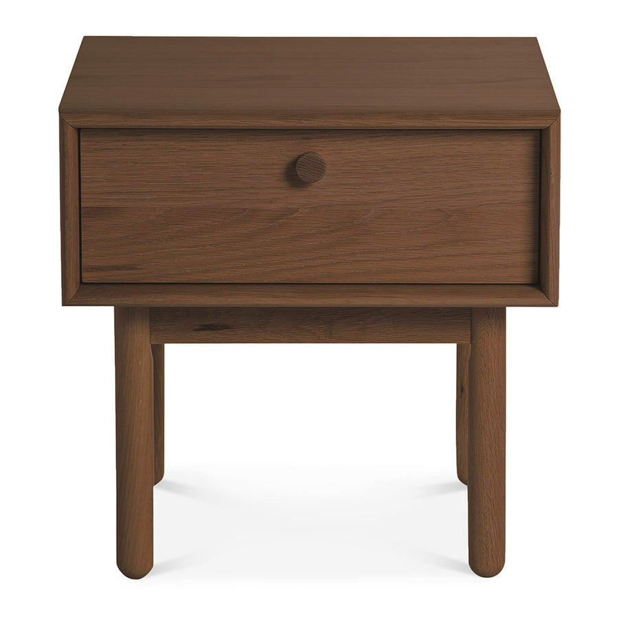 Kenjin Japanese Scandinavian Walnut and Beech Wood Bedside Table with Drawer INTERIOR SECRETS  ST2142-VN Kenston Lamp Side Table with Drawer - Walnut, LIFE INTERIORS Koto Bedside Table with 1 Drawer (Walnut)