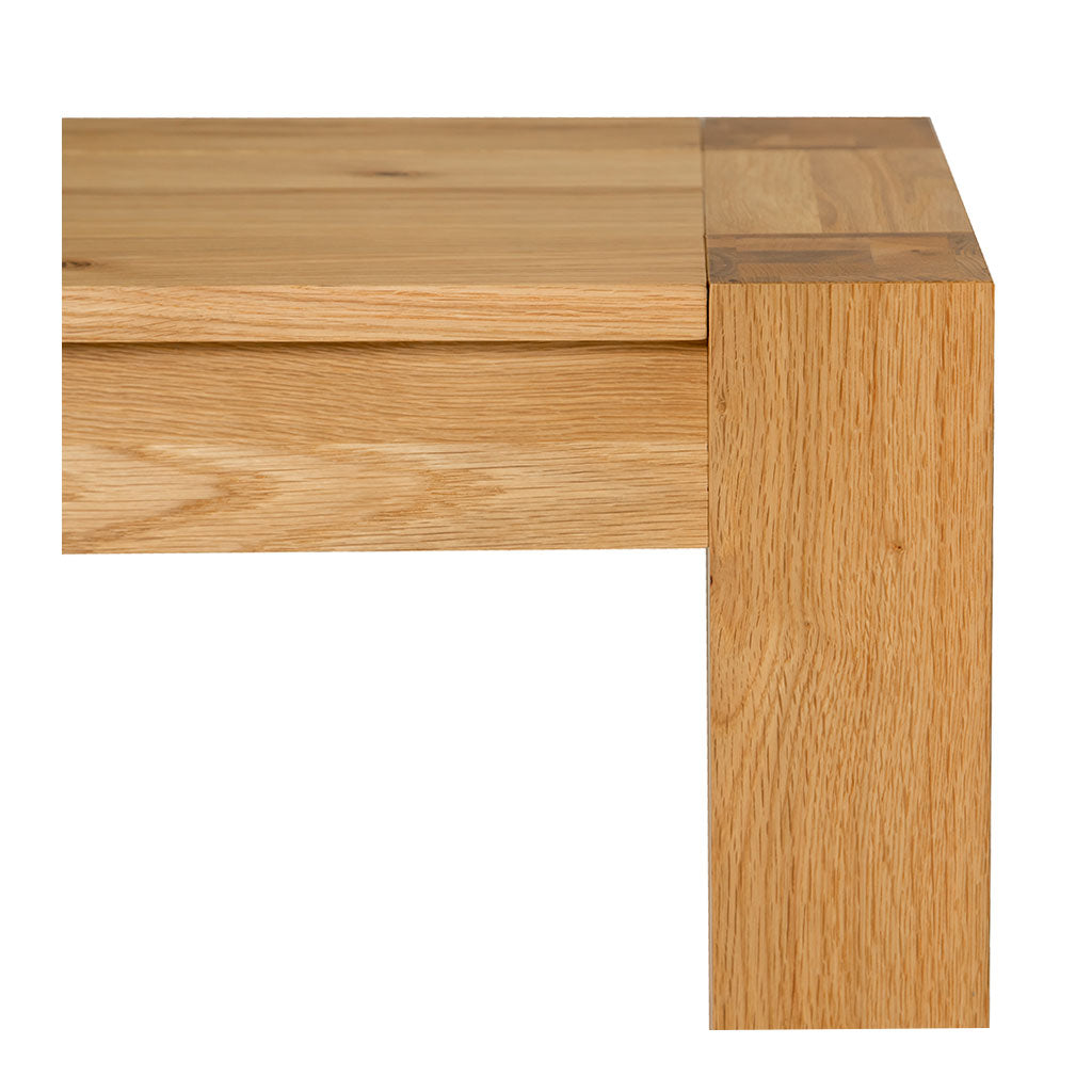 Lukas Scandinavian Rustic Wooden Oak Dining Bench 