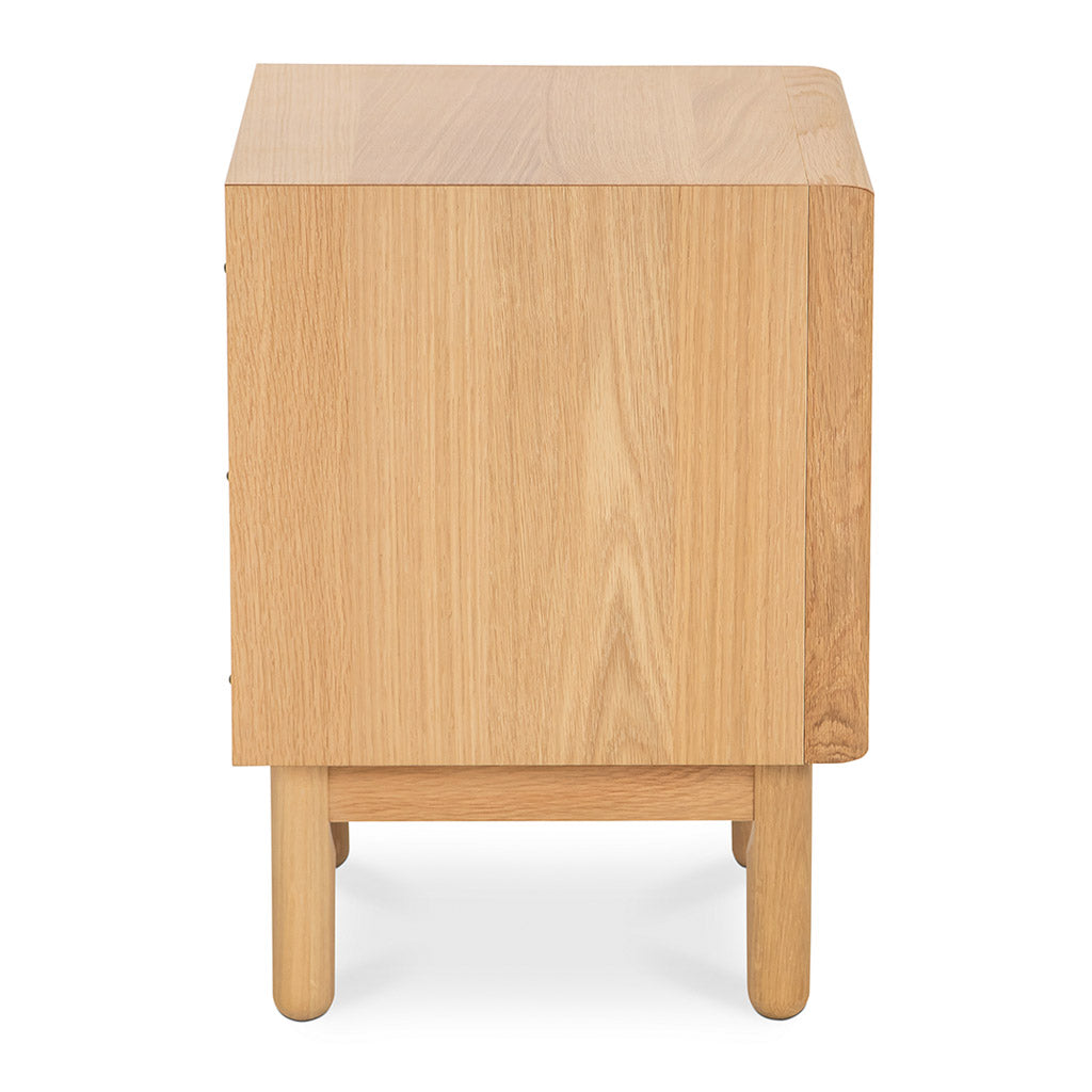 Natsumi Japanese Scandinavian Wooden Oak Bedside Table with 2 Drawers INTERIOR SECRETS  ST2324-VN Kenston 2 Drawer Side Table - Oak, LIFE INTERIORS Koto Bedside Table with 2 Drawers (Oak)