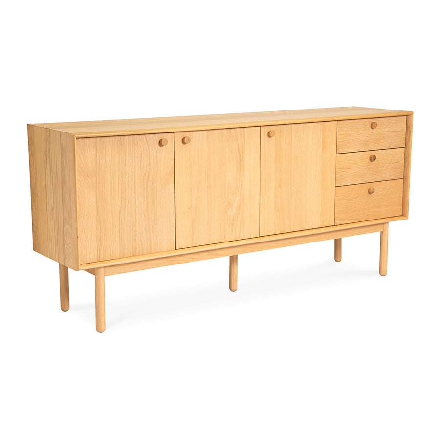 Natsumi Japanese Scandinavian Wooden Oak Sideboard BROSA SDBKAN09OAK Kaneko Sideboard, INTERIOR SECRETS  DT132-VN Kenston Sideboard and Buffet - Natural, LIFE INTERIORS Koto Sideboard