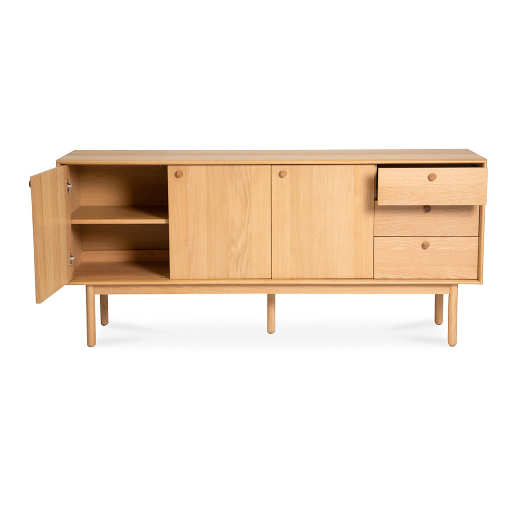 Natsumi Japanese Scandinavian Wooden Oak Sideboard BROSA SDBKAN09OAK Kaneko Sideboard, INTERIOR SECRETS  DT132-VN Kenston Sideboard and Buffet - Natural, LIFE INTERIORS Koto Sideboard