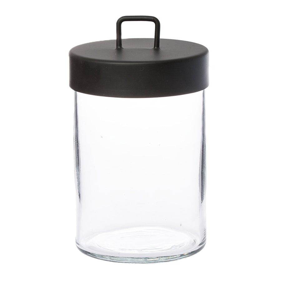 Other décor Zakkia Glass Jar - Large Black 160208001LBLK