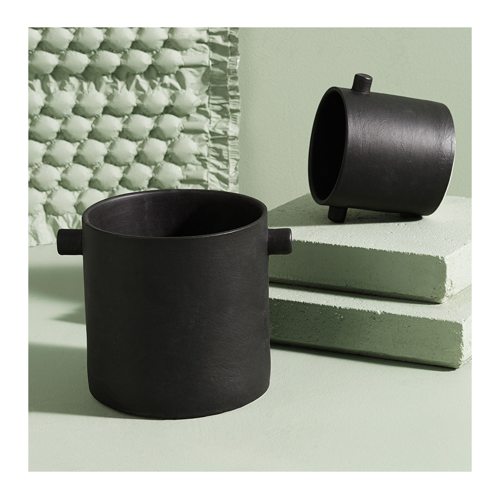 Other décor Zakkia Handle Pot - Large, Charcoal Black 170106004LBLK