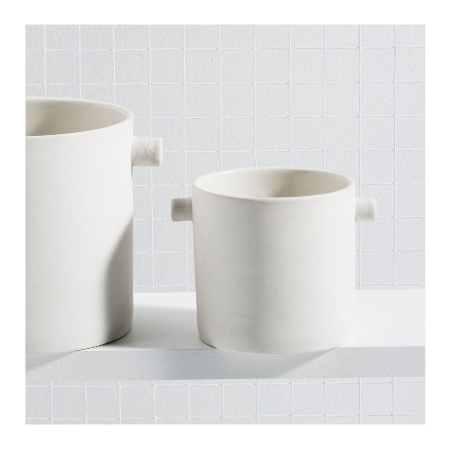 Other décor Zakkia Handle Pot - Small,  White 170106004SWHT
