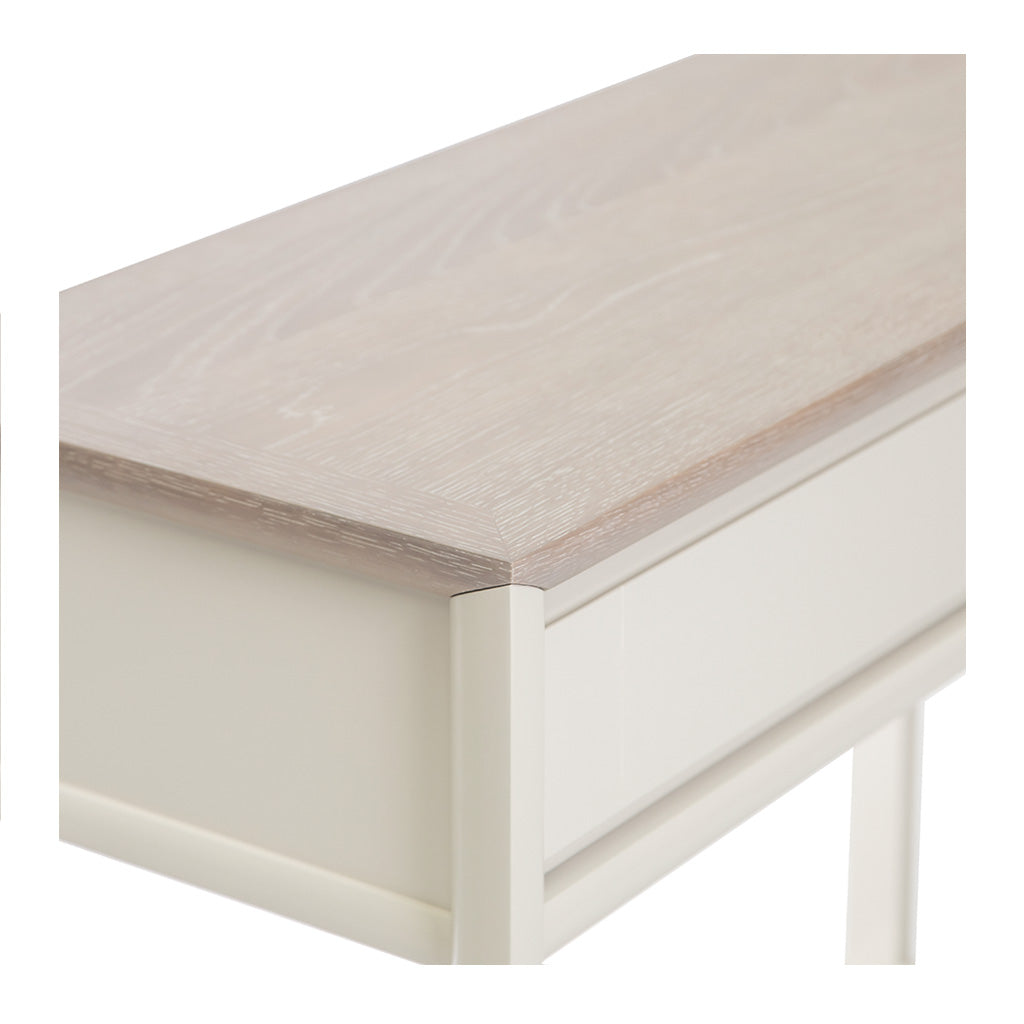 Sienna French Provincial Wooden Oak Console Table with Drawers