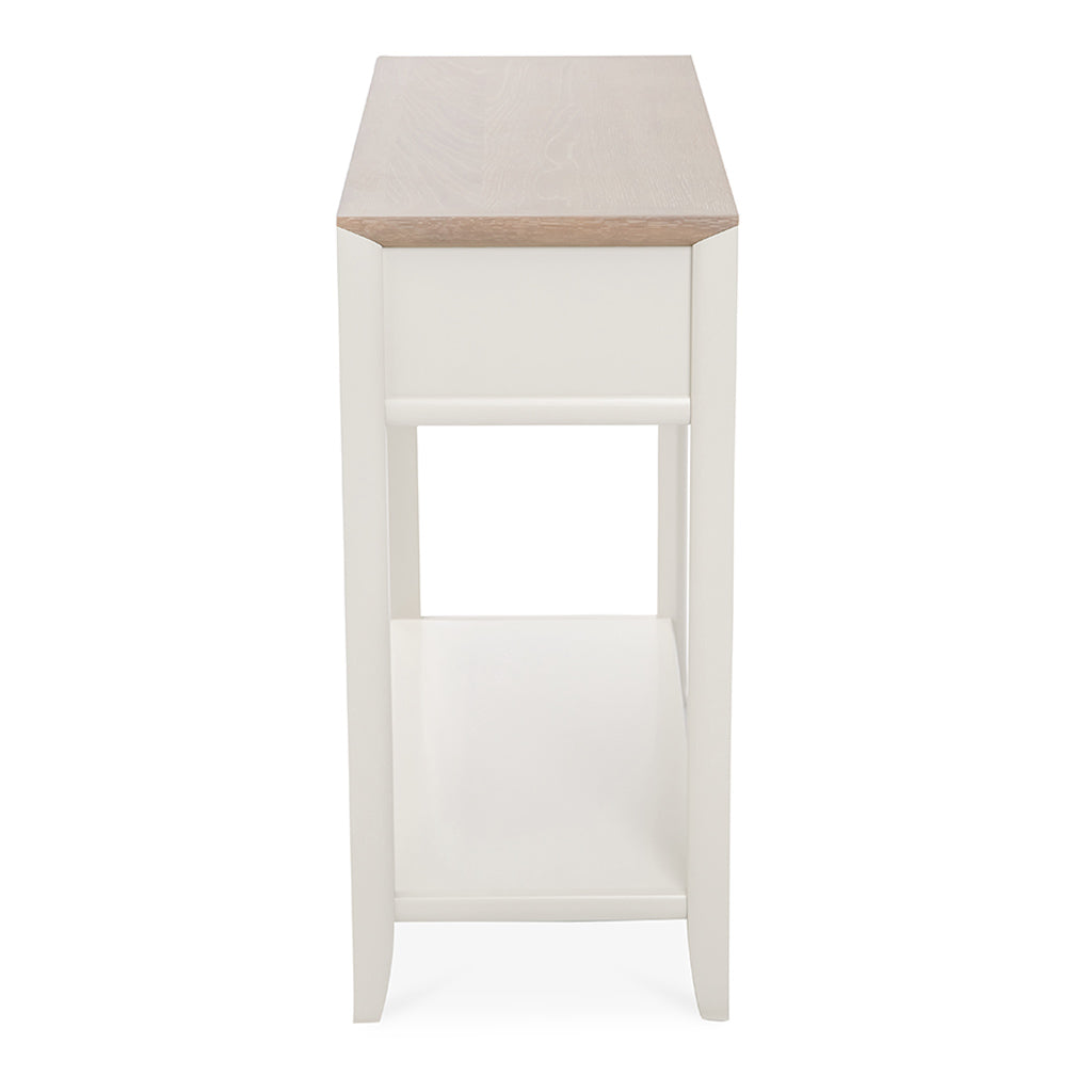 Sienna French Provincial Wooden Oak Console Table with Drawers