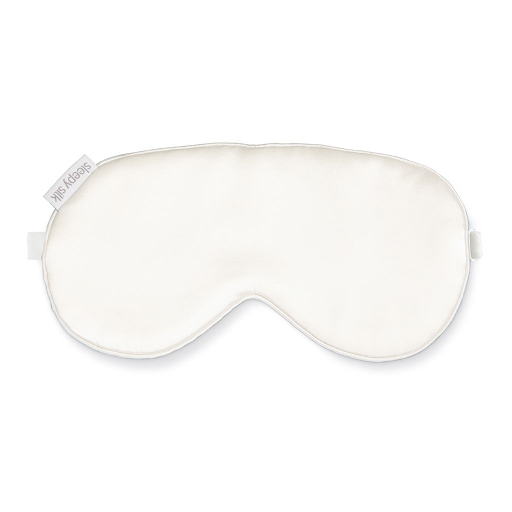 Sleepy Silk, Silk Pillowcase + Silk Eye Mask Set - Ivory White Silk Sleep Mask (SS-PE-WH00), Silky Tots Silk Pillow Slip + Silk Eye Mask, SLIP Beauty to Go! Travel Set, SHHH Silk Travel Set