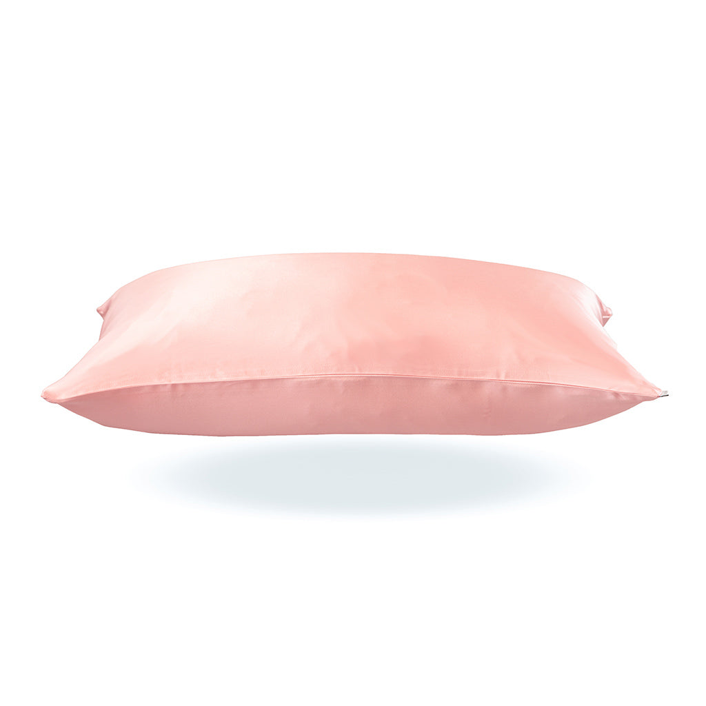 Sleepy Silk, Silk Pillowcase, Set of 2 - Blush Pink (SS-PP-PK00), Silky Tots Double Sided Silk Pillow Slip, Pawda Baby 100% Mulberry Silk Junior or Adult Pillow Case, Slip Pillowcase, SHHH Silk Silk Pillowcase