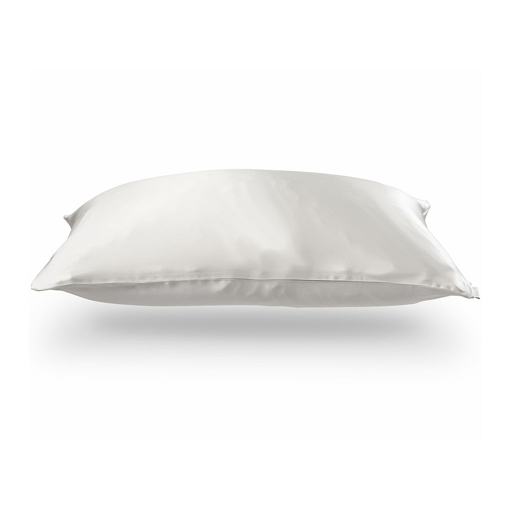Sleepy Silk, Silk Pillowcase, Set of 2 - Dove Grey Grey (SS-PP-GR00), Silky Tots Double Sided Silk Pillow Slip, Pawda Baby 100% Mulberry Silk Junior or Adult Pillow Case, Slip Pillowcase, SHHH Silk Silk Pillowcase