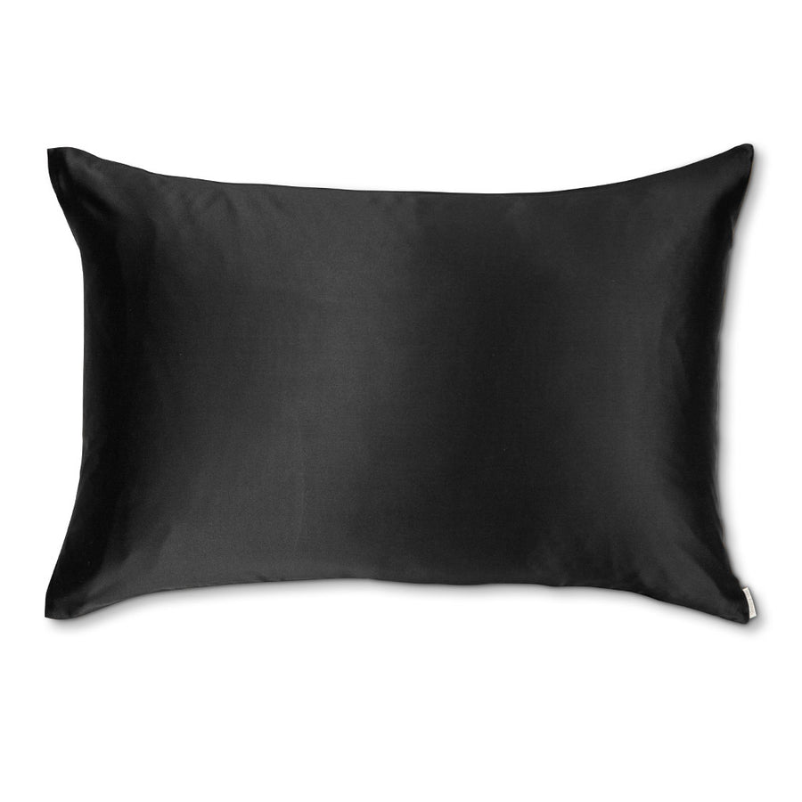 Sleepy Silk, Silk Pillowcase - Midnight Black (SS-PC-BK00), Silky Tots Double Sided Silk Pillow Slip, Pawda Baby 100% Mulberry Silk Junior or Adult Pillow Case, Slip Pillowcase, SHHH Silk Silk Pillowcase