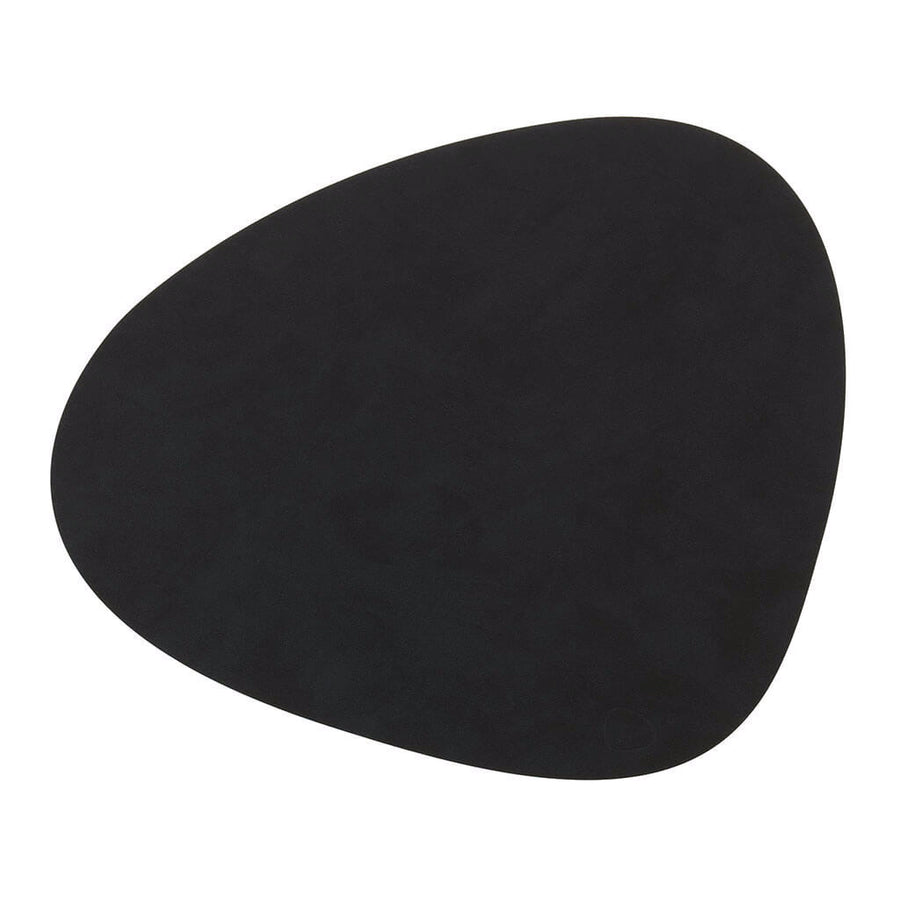 Tableware Lind DNA Nupo Curve Table Mat, Large in Black 981900