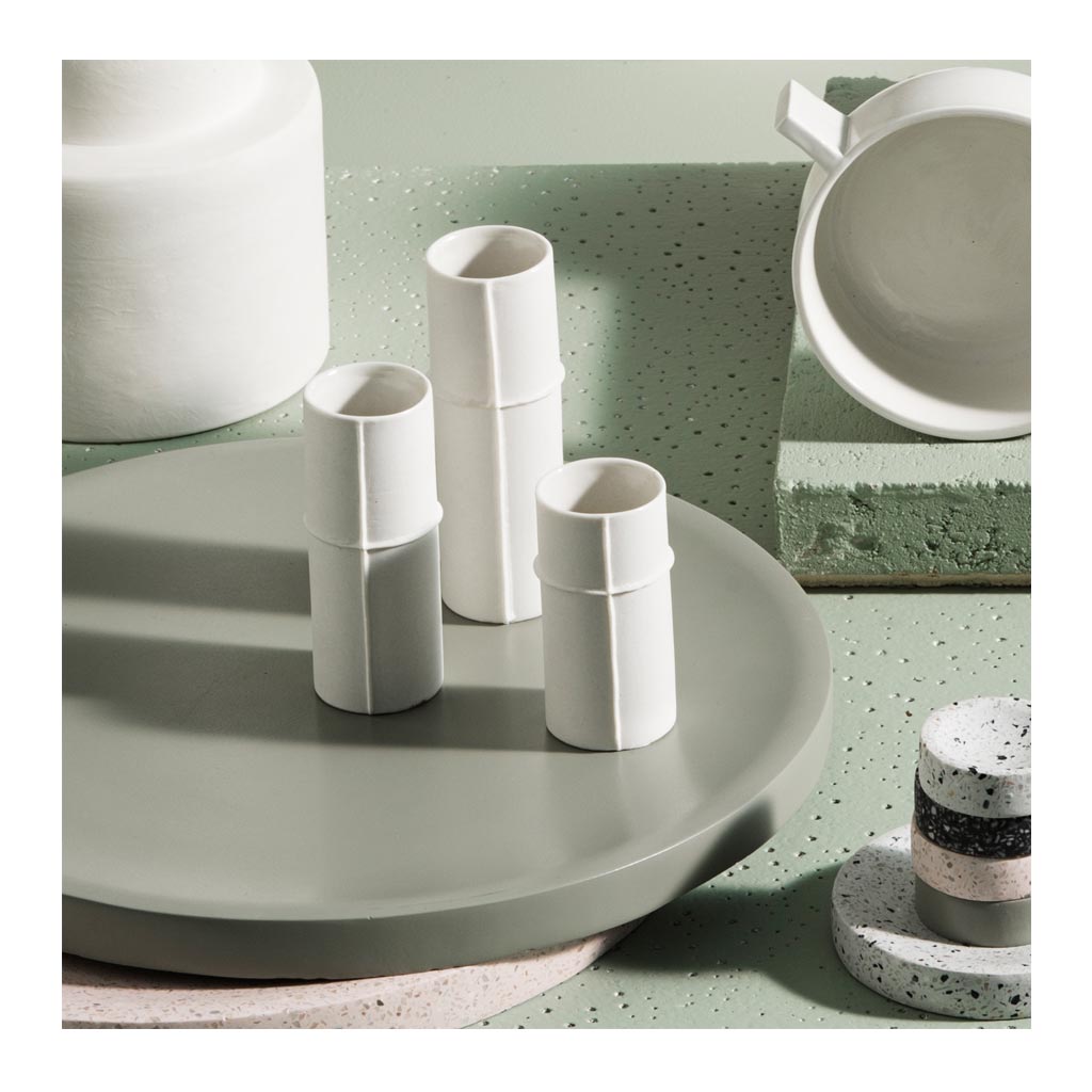 Bud Vase, Set of 4 Raw The Design Edit